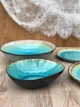 Салатник Olens "BLUE LAGUNA" 21х17x5, 5 см кераміка овальний блакитний - зображення 4
