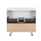 Тумба підлогова Qtap Robin 800х616х437 White/Whitish oak зі стільницею QT1380TNН8001WWO - зображення 8