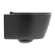 Унитаз подвесной DiMarco Dama di Venezia 36,3х51х40 см с сидением Slim Soft Close Black (DM2I001MB) - изображение 5