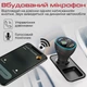 FM-трансмиттер Promate PowerTune-38W USB-A OTG/USB-A QC3.0/USB-C PD Black (powertune-38w.black) - изображение 3