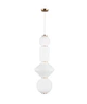 Підвісний світильник Zambeliz 19102 Ø16 H:54 18W LED, 3000K, 80Lumen/W Special Features: Dimmable Material: Aluminium-Opal Glass Color: Gold Matt - зображення 1
