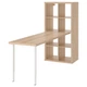 Письмовий стіл IKEA KALLAX / LAGKAPTEN 77x179x147 см білений дуб/білий (494.816.82) - зображення 1