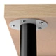 Письмовий стіл IKEA LAGKAPTEN / OLOV 120х60 см білений дуб/чорний (794.169.06) - зображення 5