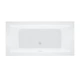 Акрилова ванна Riho Rethink Cubic Plug & Play 200x90 L, пряма з сифоном click/clack + ніжки (BE01005) - зображення 1