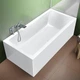 Акрилова ванна Riho Rethink Cubic Plug & Play 200x90 L, пряма з сифоном click/clack + ніжки (BE01005) - зображення 3