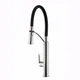 Смеситель кухонный TOPAZ BARTS TB 8817-H18 с гибким шлангом (изливом) черный / хром - изображение 2