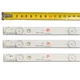 LED підсвітка TV 28" 5-led 6V 524mm H28V9900 4C-LB280T-YH1 T0T-28B2550-3030C-5S1P TOT_28B2550 (TOT-28B2550-3030C-5S1P) 3pcs=1set - изображение 7