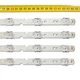 LED підсвітка TV 49“ 6V 448mm 7LED GIC49LB43_3030F2.1D 4C-LB4907-ZM02J TCL 49D6/49V2/49F6F 4pcs=1set - изображение 3