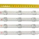 LED підсвітка TV 49“ 6V 448mm 7LED GIC49LB43_3030F2.1D 4C-LB4907-ZM02J TCL 49D6/49V2/49F6F 4pcs=1set - изображение 4