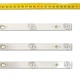 LED підсвітка TV 40" YHF-4C-LB4008-YH02J/YH08J/HR2/HR3/YH02 40HR330M08A2 TOT-40D2900-3X8-3030C 690mm 3pcs=1set - изображение 4
