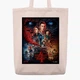 Эко сумка Очень странные дела (Stranger Things) (9227-3839-WTD) бежевая з широким дном - изображение 1