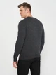Пуловер чоловічий GANT Extrafine Lambswool V-Neck 8010520 Antracit Melange 2XL - зображення 3