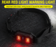 Світлодіодний ліхтар налобний BORUiT YHX-1419 COB LED LI-Polymer 1200 mAh USB Type-C червоне світло Головний ліхтар для полювання, кемпінгу, риболовлі - зображення 2