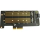Контролер Dynamode 2х M.2 NVMe M-Key/SATA B-key SSD to PCI-E 3.0 x4/x8/x16, (PCI-Ex4-2xM.2 MB-key) - зображення 1