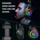 Игровые наушники с кошачьими ушками Onikuma K9 c LED-подсветкой и микрофоном Наушники для стриминга Черный - изображение 8