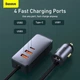 Автомобильное зарядное устройство Baseus Share Together PPS (3xUSB + Type-C, 120W, 1.5m) - Серый - изображение 10