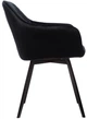 Стул для кухни и гостиной поворотный Vetro Mebel R-63 Черный (R-63-black/ black) - изображение 2