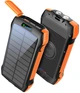 УМБ Promate SolarTank-20PDQi 20000 mAh с солнечной панелью 20W PD USB-C 18W QC USB-A 10W Qi 2xUSB-A Black (solartank-20pdqi.black) - изображение 1