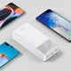 Павербанк 30000 mAh 20W 3A Powerbank с быстрой зарядкой Baseus Bipow Digital Display Портативный аккумулятор внешний аккумулятор 2USB/1Type-C. QC3.0 PD3.0 White (PPDML-N02) - изображение 7