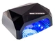 Лампа для гель лаку UV LAMP CCF+LED 36W 00066 гібридна УФ для нарощування Чорна (10037) - зображення 1