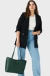 Женская зеленая сумка LEO TOTE Accessorize OS 190063 - изображение 2