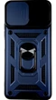 Чехол Camshield c кольцом-подставкой со шторкой на Xiaomi Mi 11 Lite синий - изображение 2