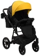Коляска 2 в 1 Bair Kiwi ECO BK-63/15 жовтий / чорний - зображення 8