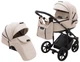 Коляска 2 в 1 Adamex Porto Light ECO SA-8 бежевый - изображение 1