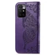Чехол-книжка с рисунком UniCase Butterfly для Xiaomi Redmi 10 / 10 (2022) / 10 Prime - Purple - изображение 4