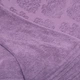 Простынь-покрывало жаккардовое махровое GM TEXTILE 200x220см 400г/м2 (Сиреневый) - изображение 2