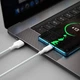 USB кабель USB на Type-C Baseus Simple Wisdom Data Cable Kit | (2 шт в наборі, 1.5m, 5A, 40W). White - зображення 8