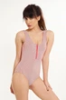 Купальник слитный с мягкой чашкой LingaDore 50B/2XL Розовый полоска (70560) - зображення 1