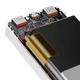Портативный павербанк Baseus Digital display 20000mAh на 20 W с LED-дисплеем, + кабель в комплекте Белый - изображение 6