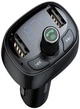 FM-трансмітер Baseus T-Typed MP3 Car Charger S-09A Black - зображення 6