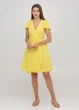Женское классическое платье на завязку Подіум 27551-YELLOW S Желтый - изображение 1