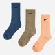 Набор носков коттоновых Nike Everyday Plus Cush Crew SX6888-955 38-42 3 пары Мультиколор (195244786152) - изображение 1