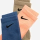 Набор носков коттоновых Nike Everyday Plus Cush Crew SX6888-955 38-42 3 пары Мультиколор (195244786152) - изображение 2