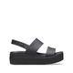 Женские сандалии CROCS Women’s Brooklyn Low Wedge 42 Черный 206453 - изображение 2