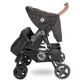 Коляска прогулочная для двойни Lorelli TWIN Black (24572) Черный - изображение 3