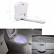 LED підсвічування для унітазу з датчиком руху Light Bowl 8 кольорів нічник для туалету RGB - зображення 9
