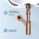 Сифон для раковины WELLSEE Drainage System 182107002 с донным клапаном - изображение 8