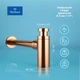 Сифон для раковины WELLSEE Drainage System 182107002 с донным клапаном - изображение 9