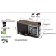 Портативний радіоприймач Golon RX 9922 Brown (GH455266366) - зображення 5