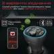 Bluetooth FM-трансмиттер Promate PowerTune-38W USB-A OTG/USB-A QC3.0/USB-C PD Black (powertune-38w.black) - изображение 2