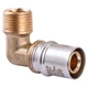 Кутник із зовнішньою різьбою прес APE AP 153 1/2″х20 000001735 - зображення 2