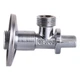 Кран шаровый угловой ARCO 1/2″х 1/2″ NOV91MAC. металлическая ручка - изображение 3