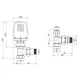 Термокомплект Icma 1/2" с антипротечкой угловой №KIT_1100+774-940+805-940 - изображение 2