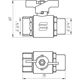 Кран кульовий прямий SELBA 3/4″ ЗВ КБ SL1508 - изображение 3