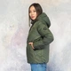 Женская куртка ModaOpt 00065-2 42 хаки - изображение 3