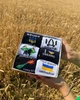 Бокс подарочный средних патриотических мужских носков с украинской символикой демисезонных 40-44 6 пар черно-белые - изображение 4